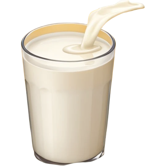 white milk spill on floor emoji