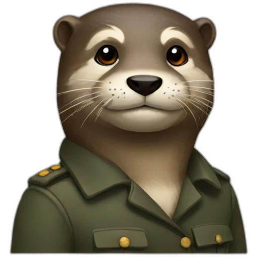 Communist otter emoji