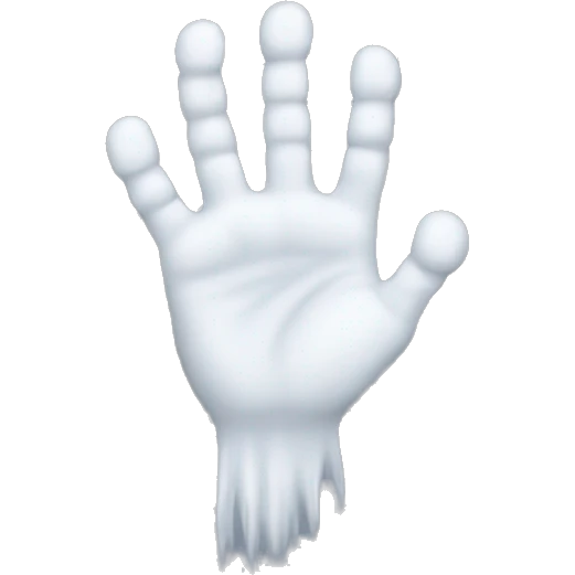ghost hands emoji