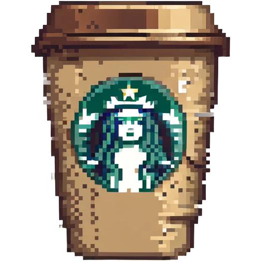 Starbucks cup of coffee emoji