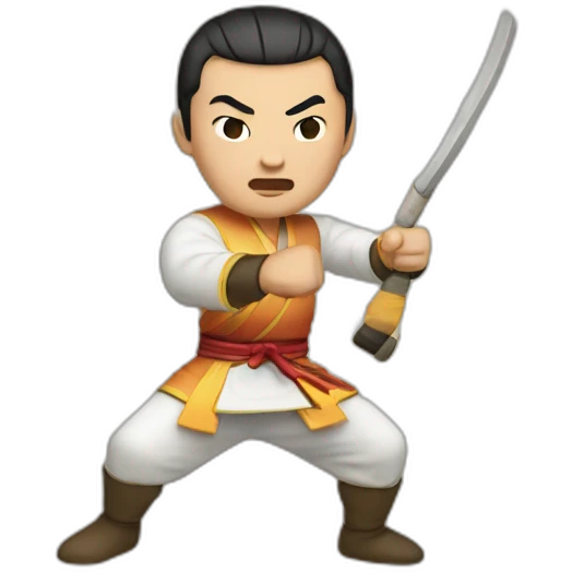 chinaman fighting emoji