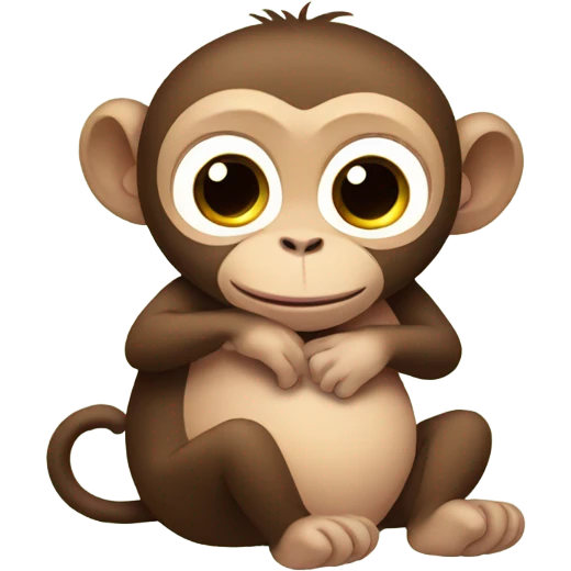 Pregnant monkey emoji