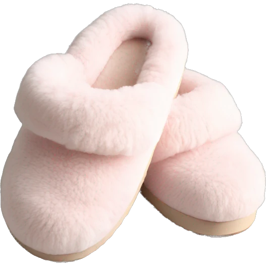 fuzzy slippers uggs light pink emoji