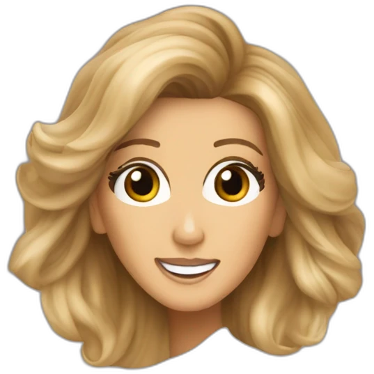 Céline Dion singing emoji