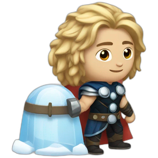 thor holding igloo emoji
