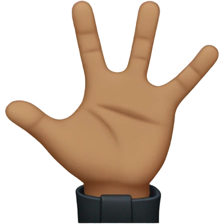 Put your hands up emoji