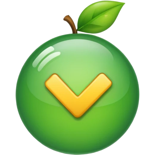 only a checkmark emoji