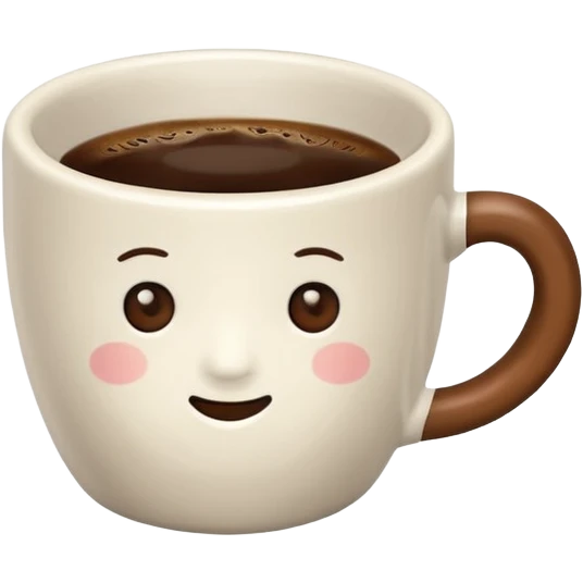 A coffee emoji very small emoji
