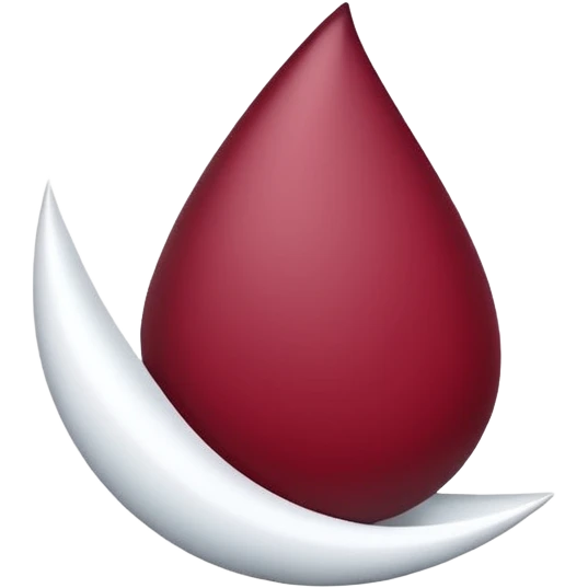  claret point without face on the white emoji