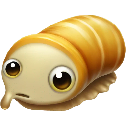 Slug with salt emoji