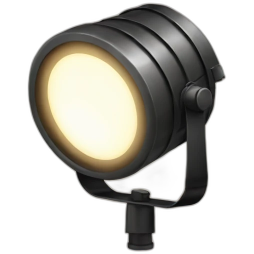 Stage light emoji