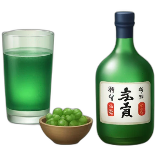 korean soju emoji