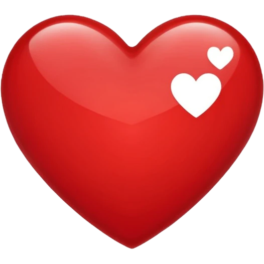 Tone it up og heart logo in ios style emoji
