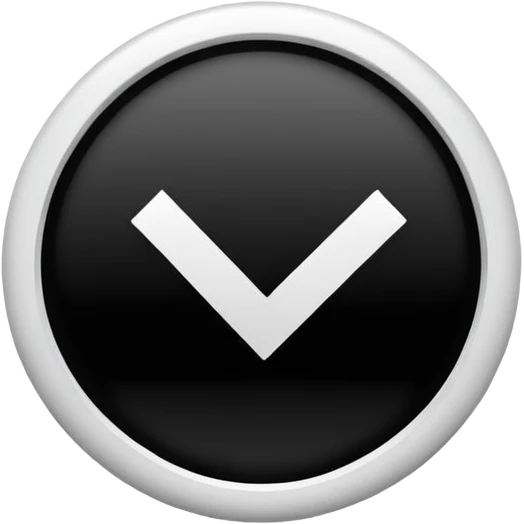 Black circle with a check mark on it emoji