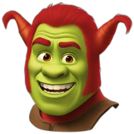 red-shrek emoji
