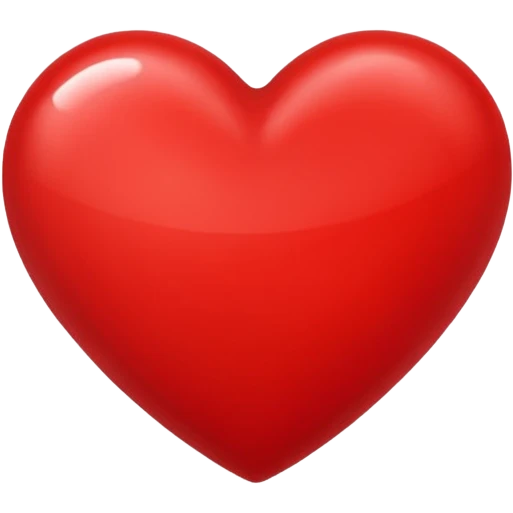 red heart emoji emoji