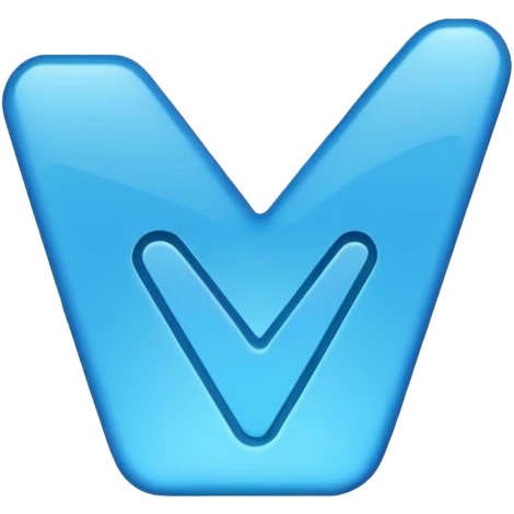 Verificación en azul  emoji