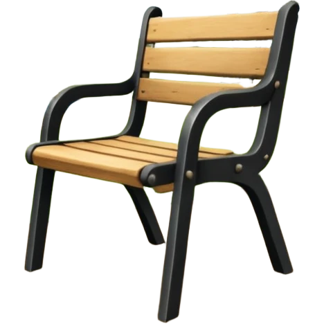 park with chair emoji