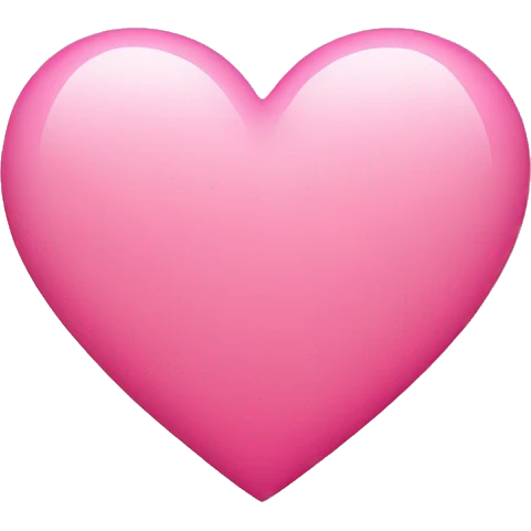 Pink heart emoji