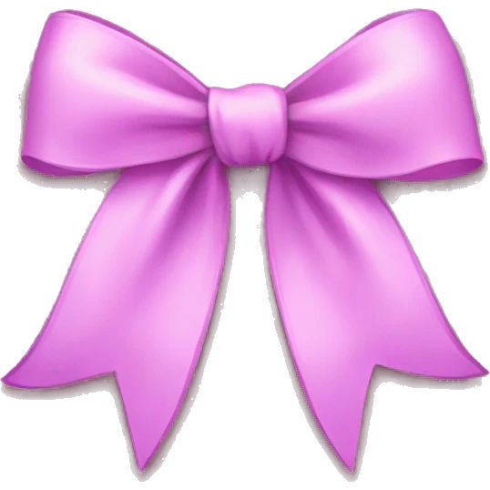 Coquette bow emoji