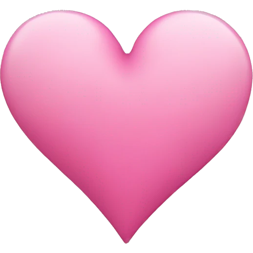 Heart pink  emoji