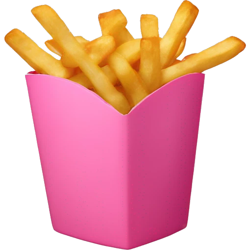 fries in pink box emoji