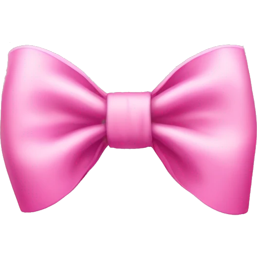 pink bow emoji