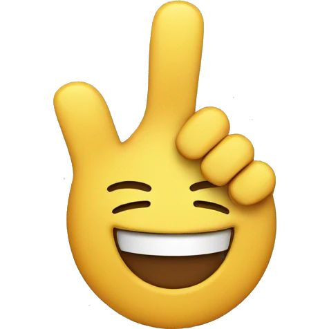 Smiley face with thumbs up emoji