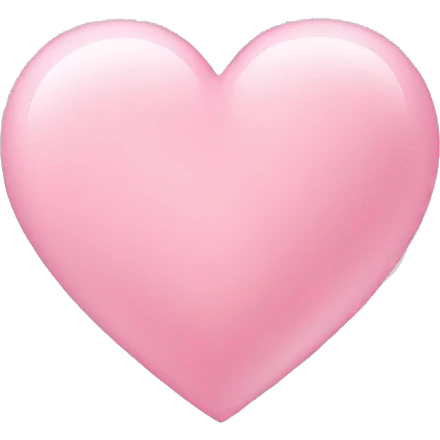 baby pink heart emoji