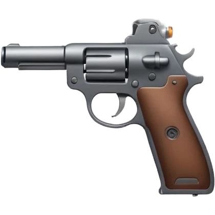 Smoke coming out of a guns barrel emoji