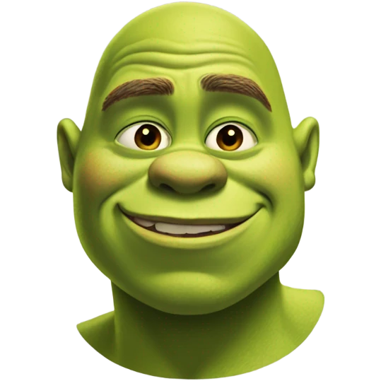 Shrek kising you  emoji