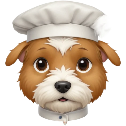 chef terrier dog emoji