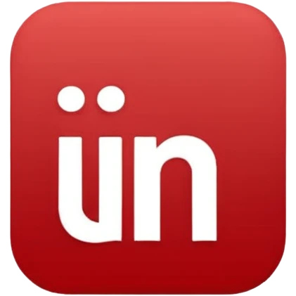 logo linkedin en blanc et rouge emoji