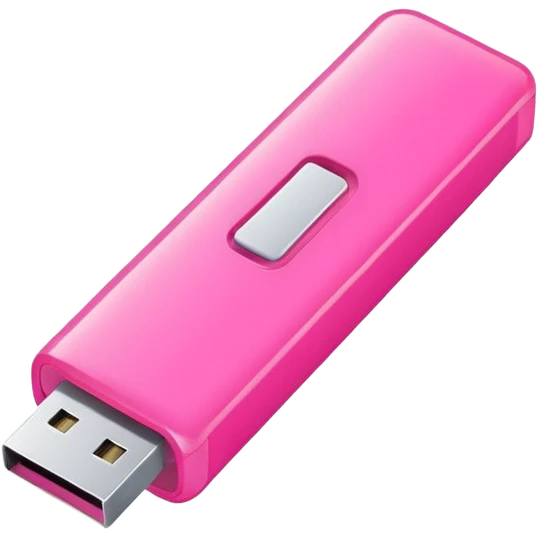 pink falshdrive emoji