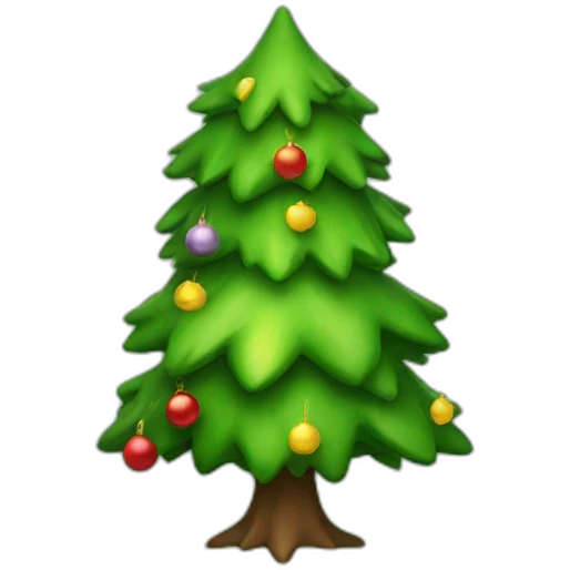 Christmas tree emoji