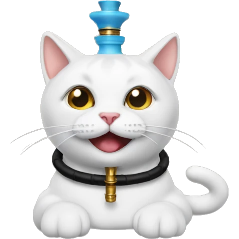 Cats hookah emoji