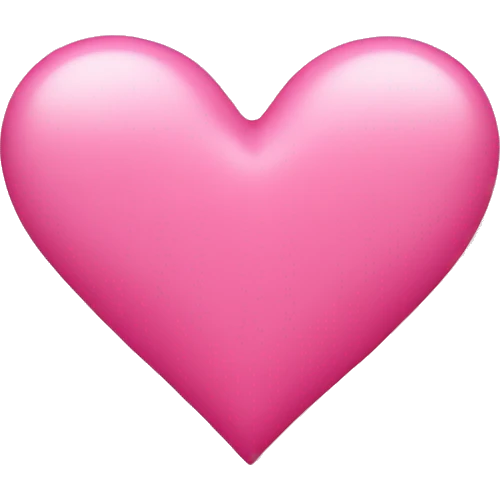 Pink heart  emoji