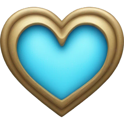 Light blue heart  emoji
