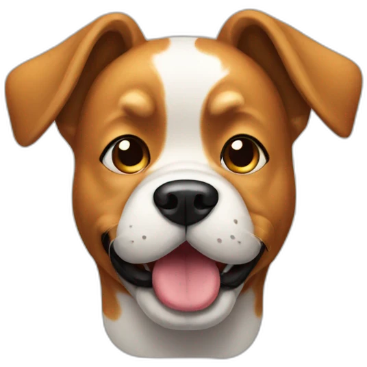 dog with mustache emoji