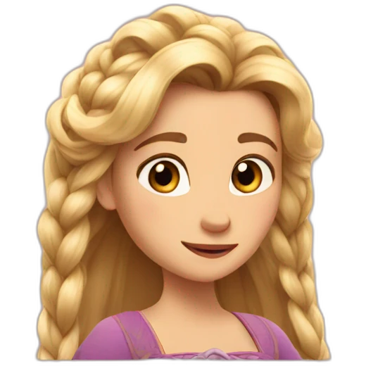 Raiponce emoji