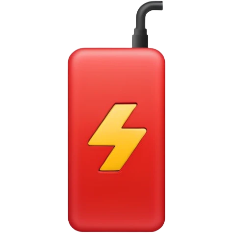 low battery icon emoji
