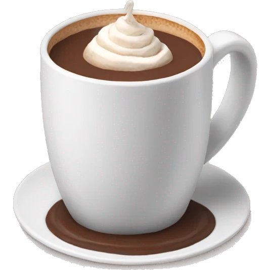 Hot chocolate emoji