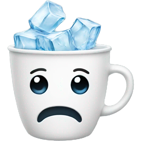Cup with ice emoji