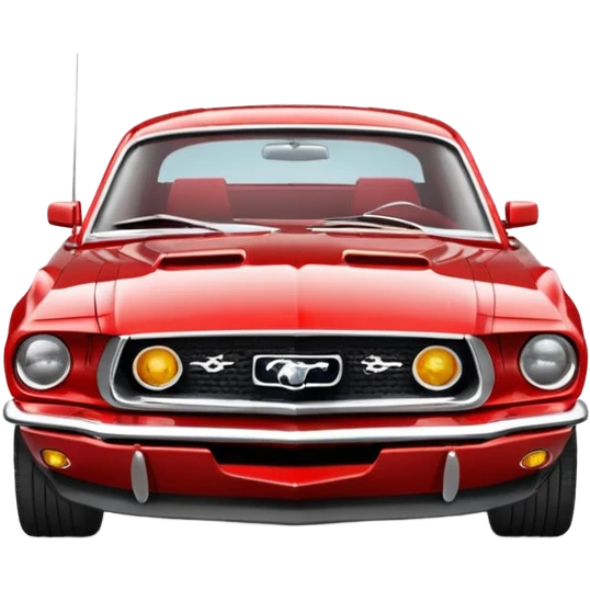 voiture mustang emoji