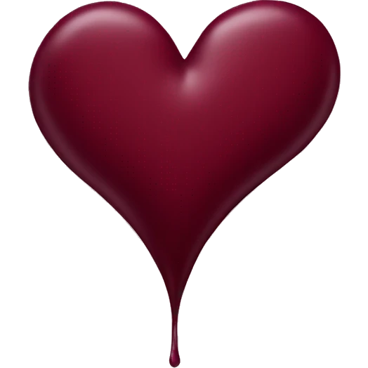 Maroon heart emoji