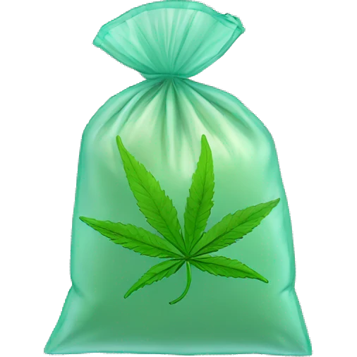 weed in a baggie emoji