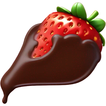 Straberry chocolate  emoji