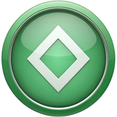 Direction arrow in green circle  emoji