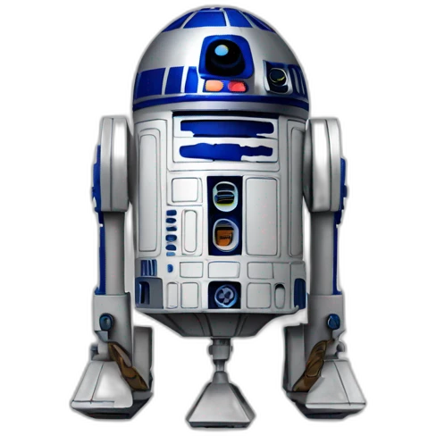 R2d2 sur Batman emoji