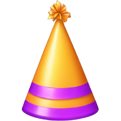 Party hat emoji
